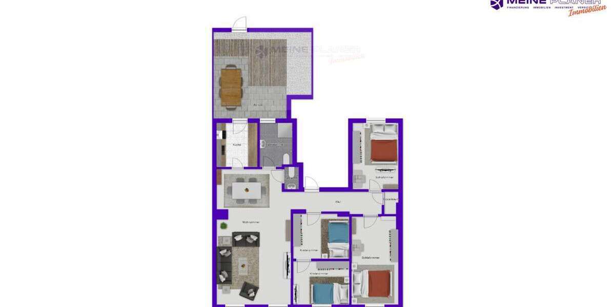 Etagenwohnung Velbert - 5 Zimmer, 120 m&sup2;, 875&euro; | Angebot:26854333
