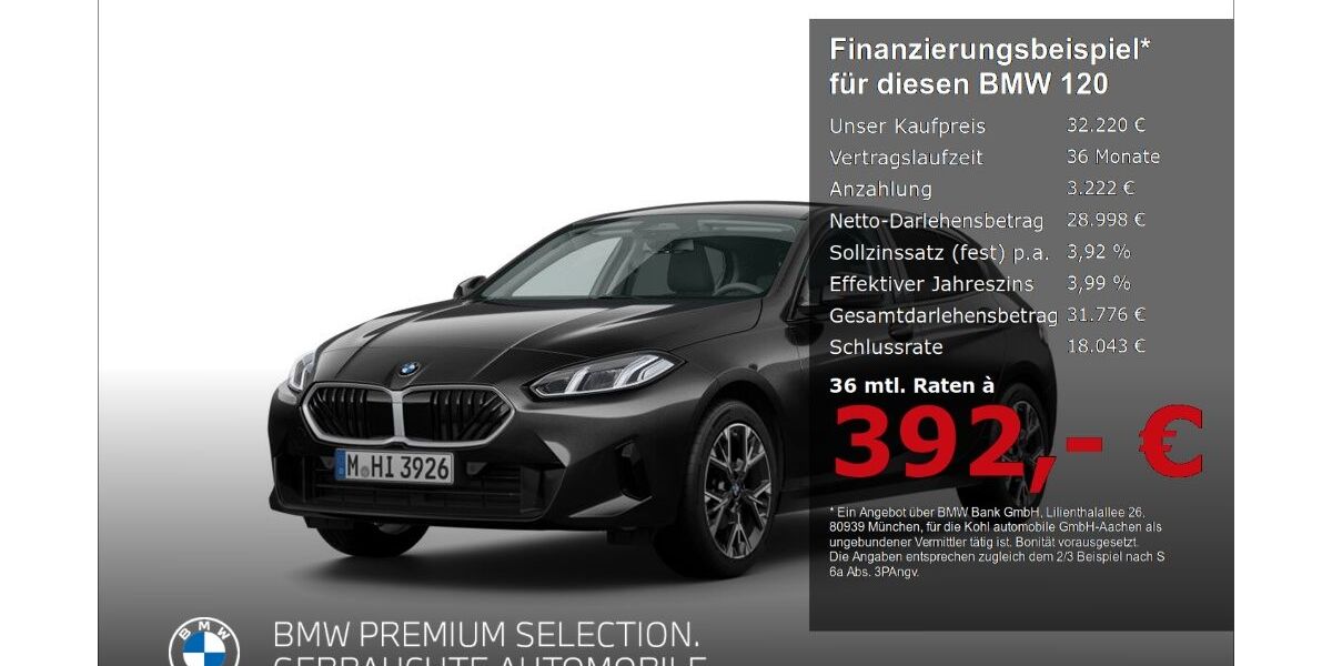 BMW 120 8.711 km 32.220 &euro; Aachen 52078