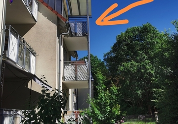 Weißig: Attraktive Dachgeschoß--Wohnung mit Balkon und EBK in ruhiger Lage - Wohnung Dresden Weißig | Angebot:27316589