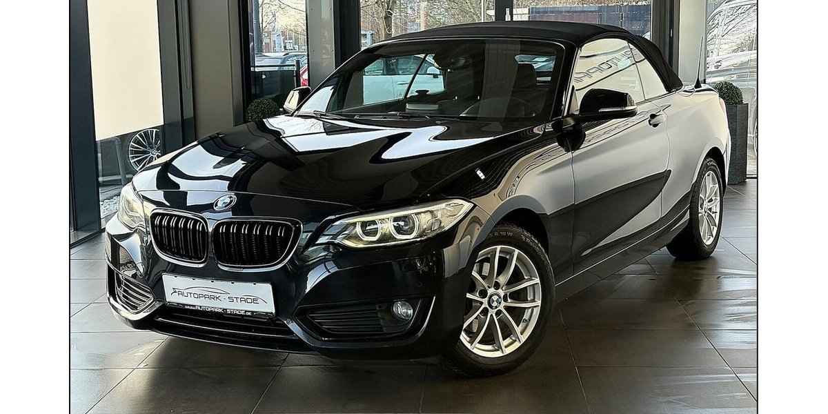 BMW 218d Cabrio Aut. Xenon Navi PDC Tempo Klimaauto 120.000 km 15.990 &euro; Stade 21682