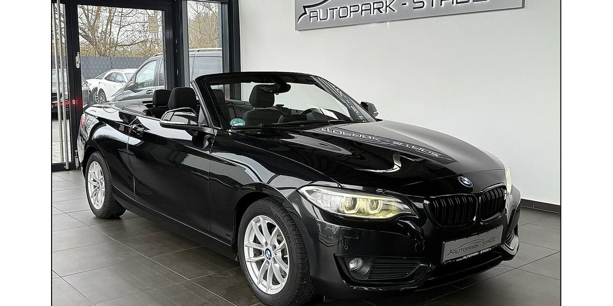 BMW 218d Cabrio Aut. Xenon Navi PDC Tempo Klimaauto 120.000 km 15.990 &euro; Stade 21682