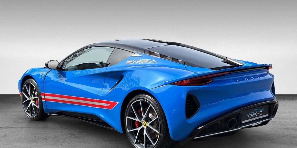 Lotus Emira Limited 1 of 12 Edition DSG Alcantara 7.000 km 59.400 &euro; Wuppertal 42327