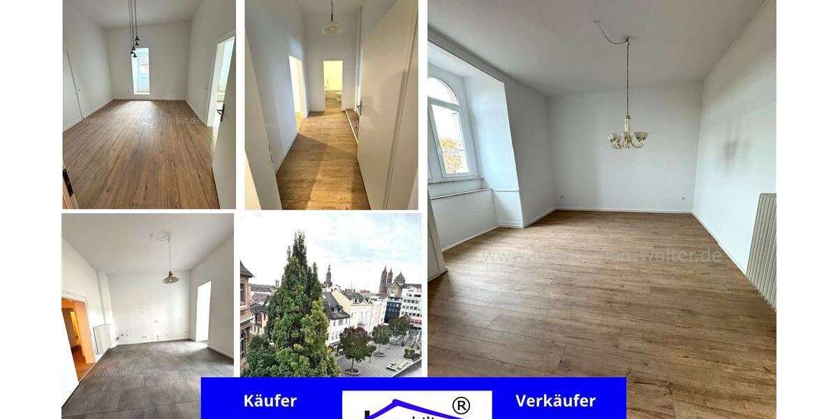 Etagenwohnung Worms Worms-Zentrum - 5 Zimmer, 160 m&sup2;, 1.250&euro; | Angebot:26641268