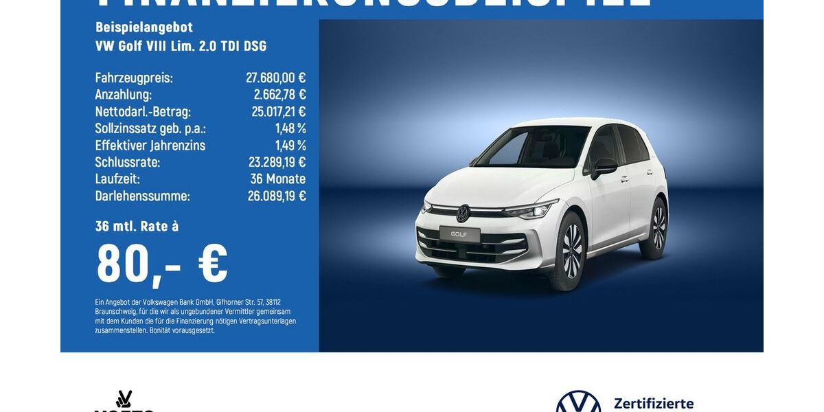 VW Golf 25.487 km 27.680 &euro; Magdeburg 39126