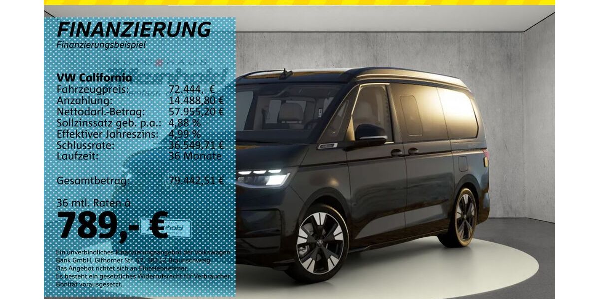 VW T7 California 1.010 km 72.444 &euro; Auerbach/Rebesgrün 08209