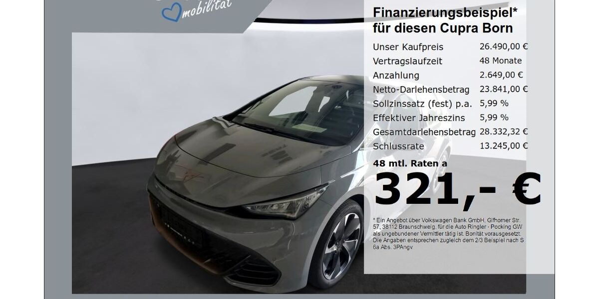 Cupra Born 35.693 km 26.490 &euro; Pocking 94060
