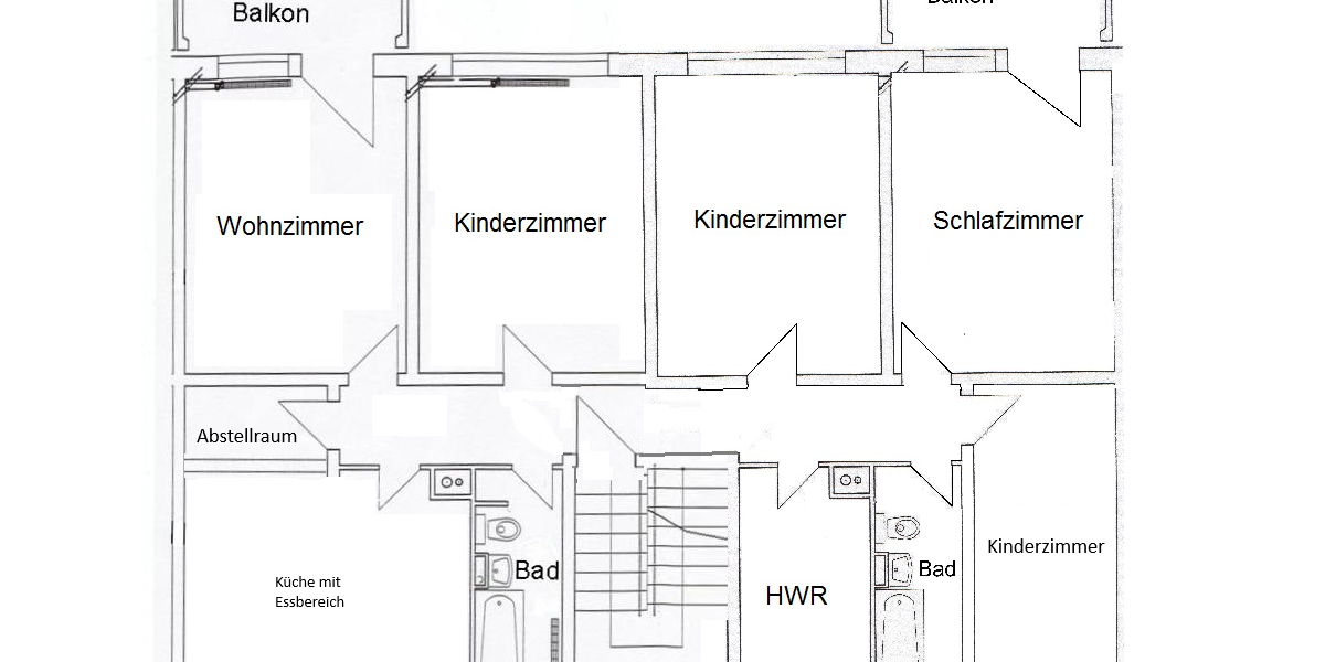 Etagenwohnung Bautzen - 5 Zimmer, 120 m&sup2;, 780&euro; | Angebot:26438135