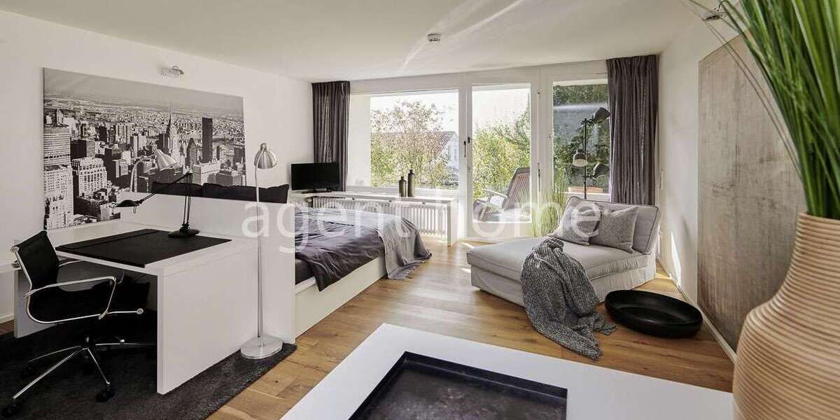 Etagenwohnung Tübingen Schönblick / Winkelwiese - 1 Zimmer, 48 m&sup2;, 1.240&euro; | Angebot:27307395