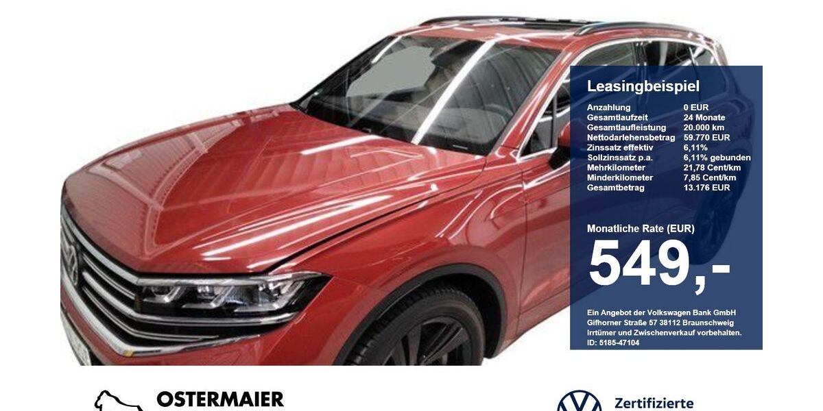 VW Touareg 25.550 km 59.770 &euro; Vilsbiburg 84137