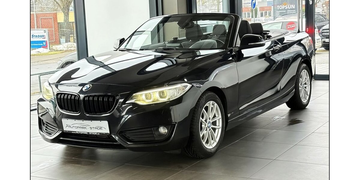 BMW 218d Cabrio Aut. Xenon Navi PDC Tempo Klimaauto 120.000 km 15.990 &euro; Stade 21682