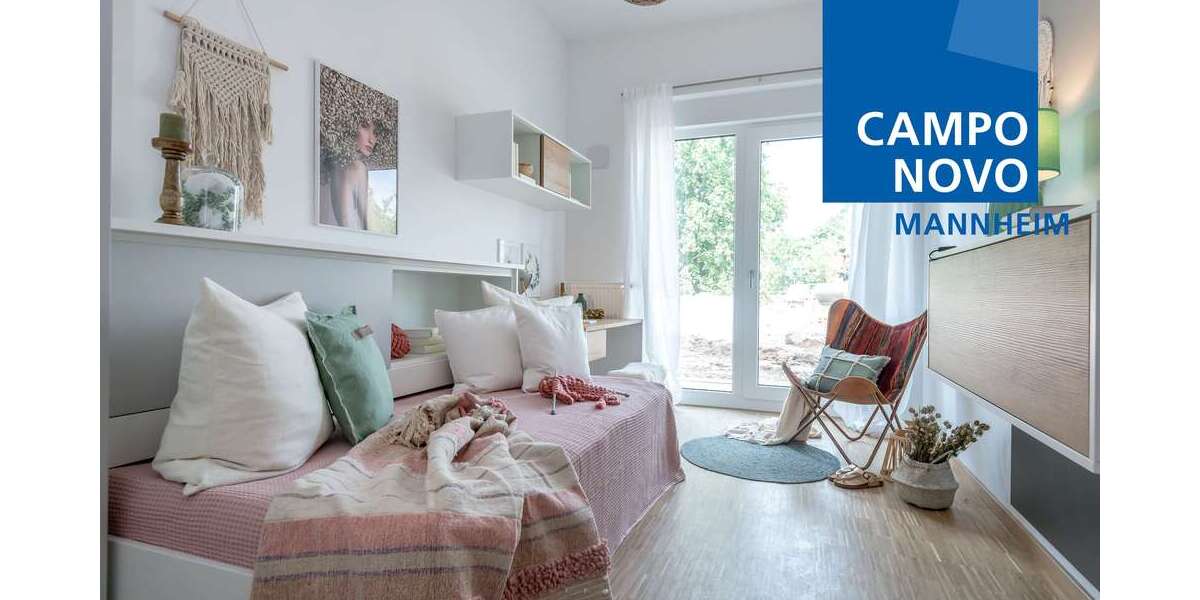 Etagenwohnung Mannheim Käfertal - 1 Zimmer, 25 m&sup2;, 565&euro; | Angebot:27308759