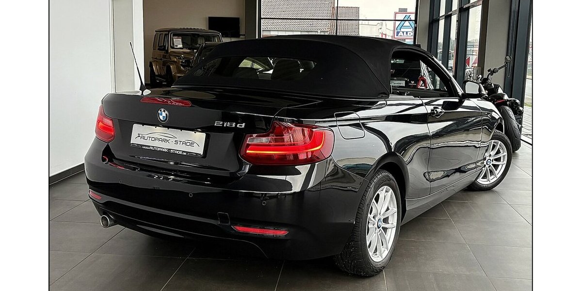BMW 218d Cabrio Aut. Xenon Navi PDC Tempo Klimaauto 120.000 km 15.990 &euro; Stade 21682